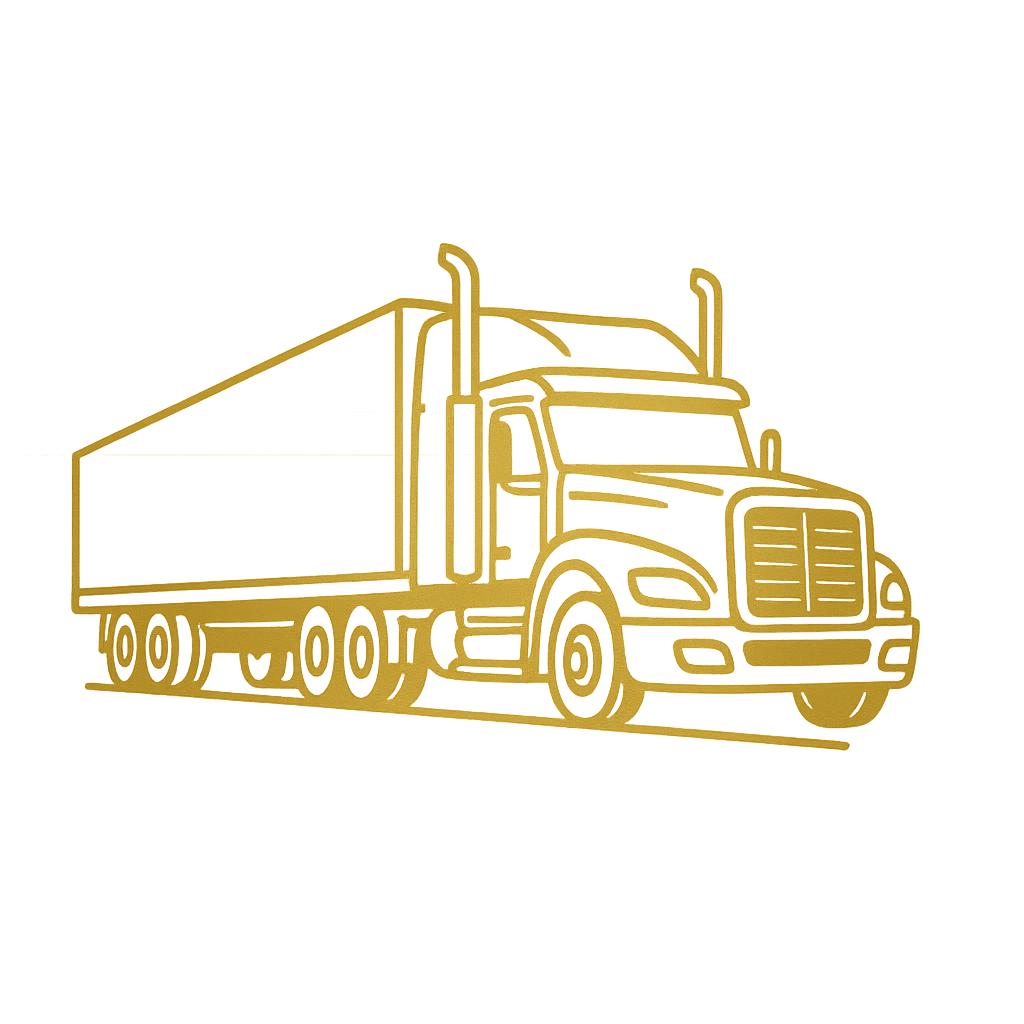 Golden Truck Icon